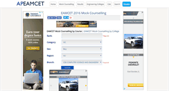 Desktop Screenshot of apeamcet.net